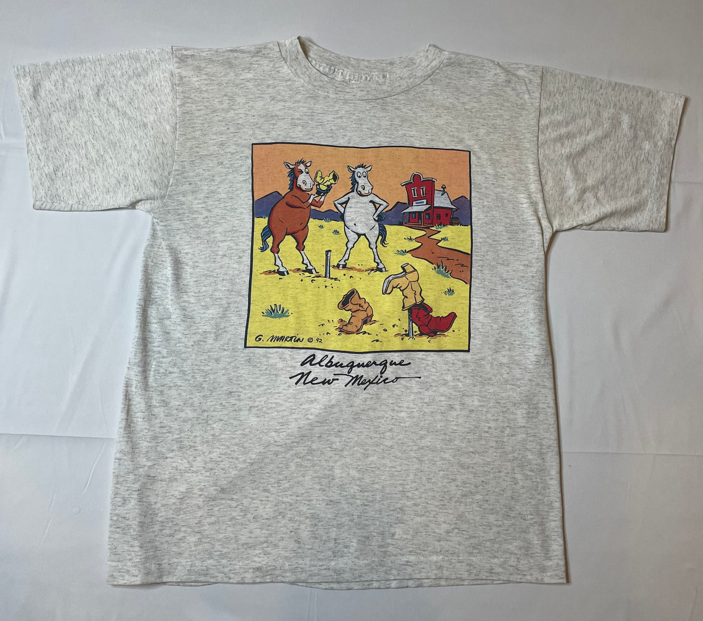 Vintage 1992 Horse Shoe Funny T Shirt