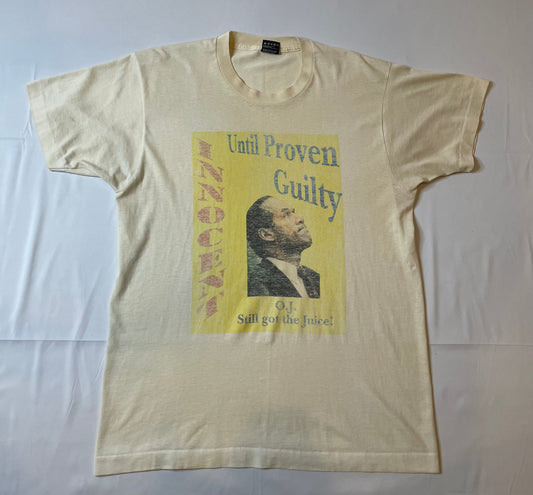 Vintage OJ Simpson Innocent T Shirt