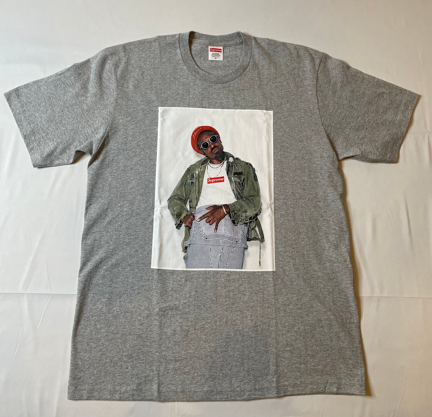 Supreme André 3000 Tee Heather Grey