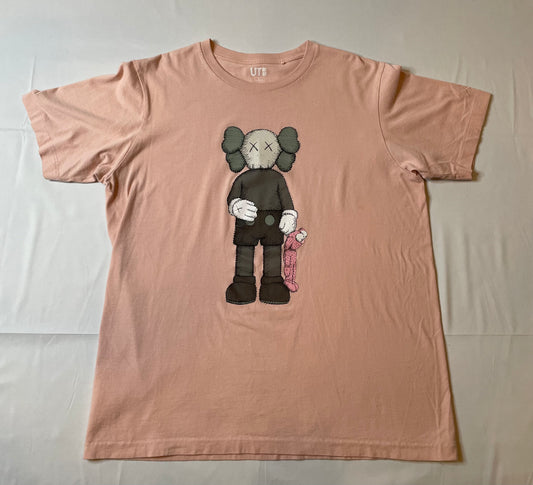 Uniqlo Kaws T Shirt Pink