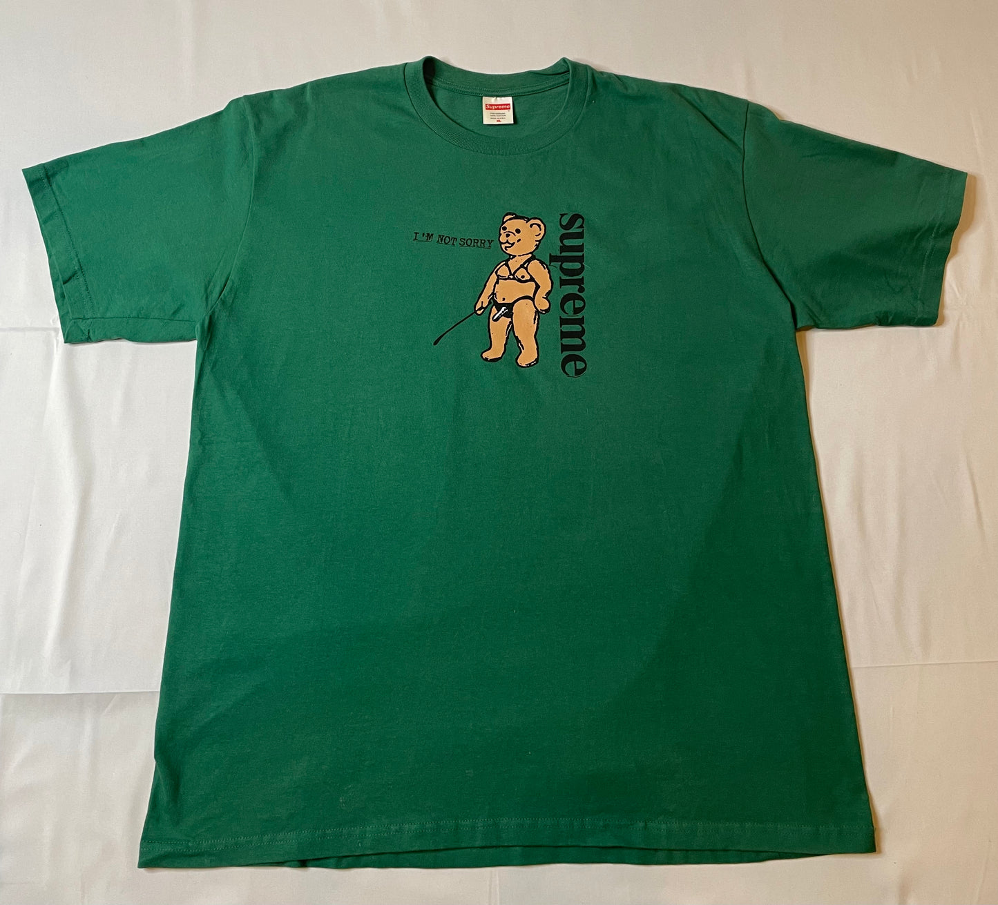 Supreme Not Sorry Tee Light Pine