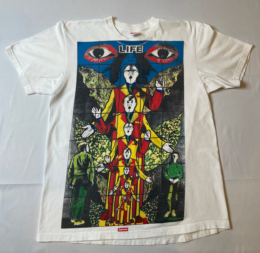 Supreme Gilbert & George LIFE Tee White