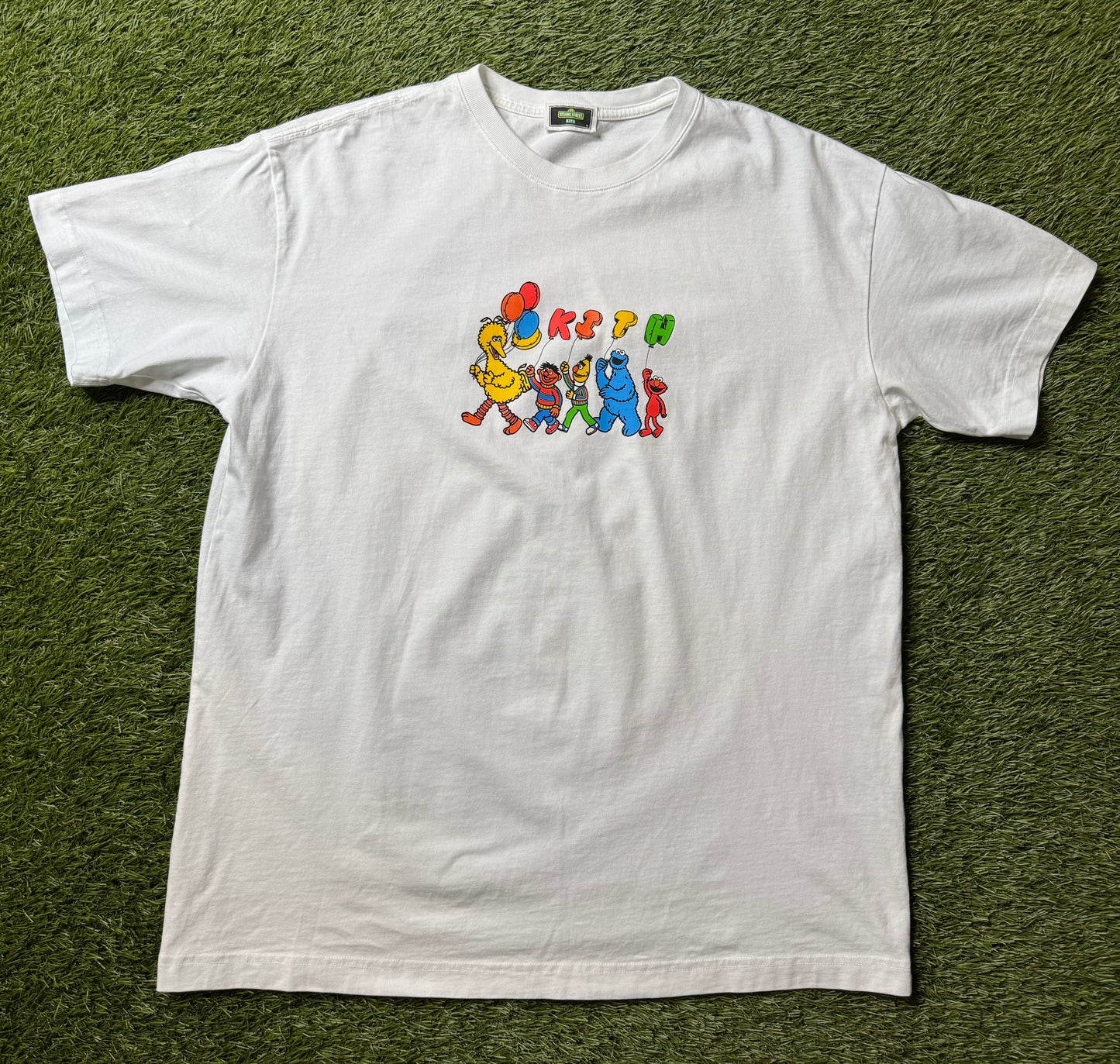Kith x Sesame Street Balloon Tee White