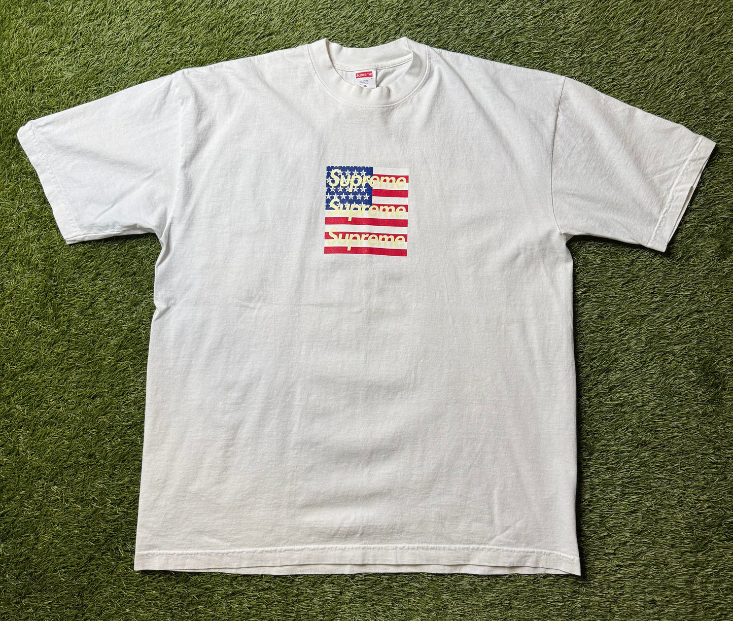 Asspizza Supreme Triple Box Logo T Shirt