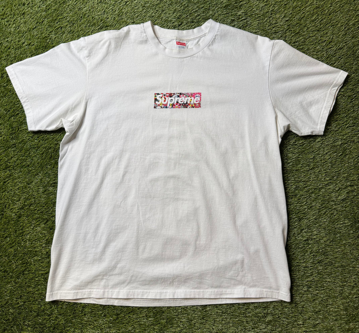 Supreme Takashi Murakami COVID-19 Relief Box Logo Tee