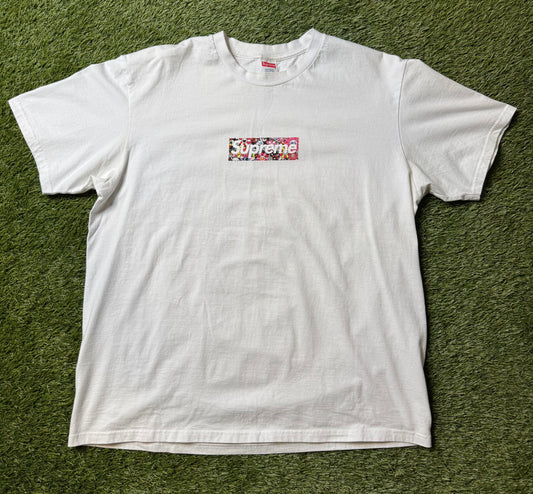 Supreme Takashi Murakami COVID-19 Relief Box Logo Tee