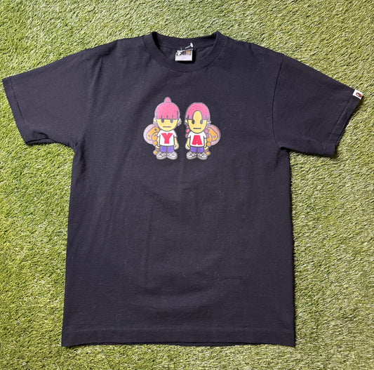 Bape Puffy VS Baby Milo T Shirt Black