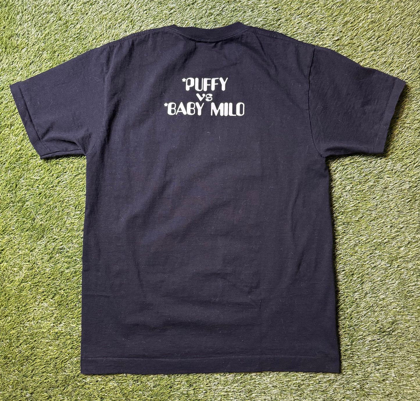 Bape Puffy VS Baby Milo T Shirt Black