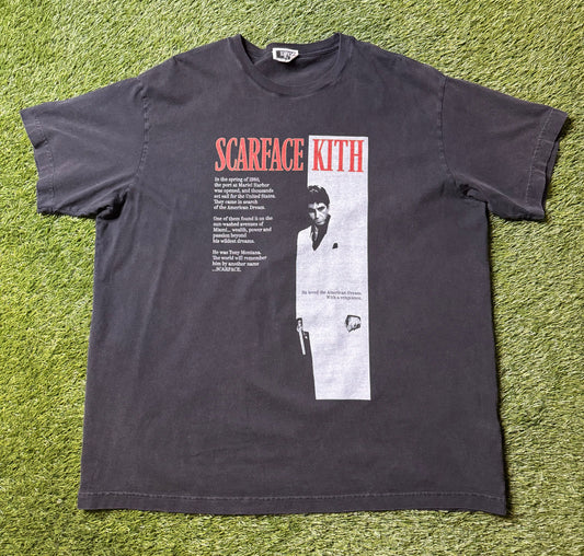 Kith x Scarface Film Poster Vintage Tee Black