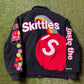 Supreme Skittles Mitchell & Ness Varsity Jacket