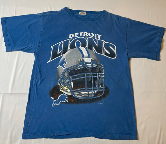 Vintage Detroit Lions Helmet T Shirt