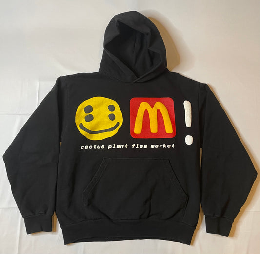 Cactus Plant Flea Market x McDonald's CPFM Icons! Hoodie Black