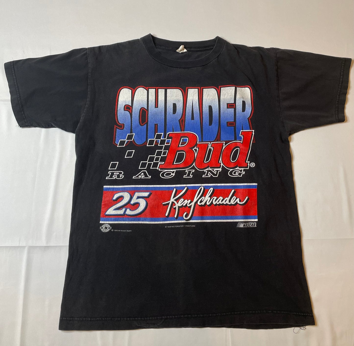 Vintage 1995 Bud Racing T Shirt