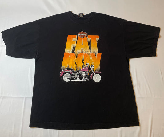 Vintage 1999 Harley Davidson Fat Boy T Shirt