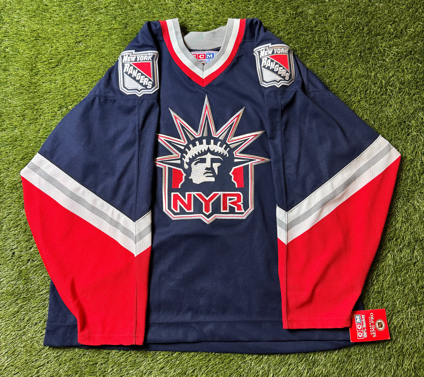Vintage NWT New York Rangers Lady Liberty Hockey Jersey