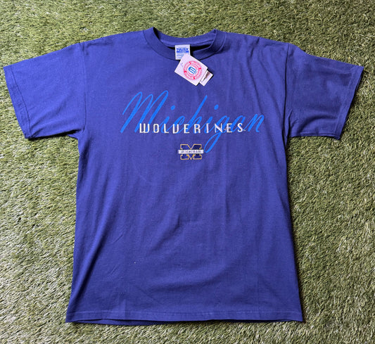 Vintage 90's NWT Michigan Wolverines T Shirt