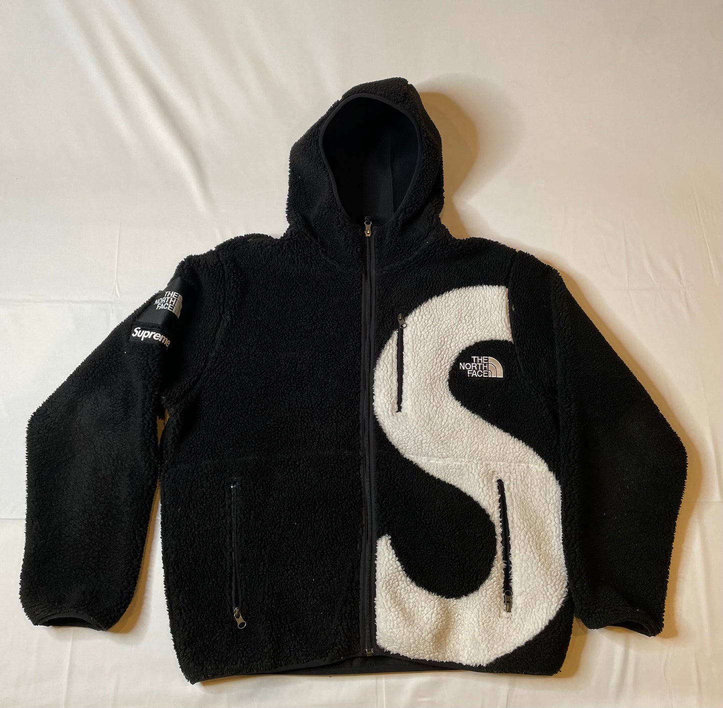 Supreme The North Face S Logo Fleece Jacket Black