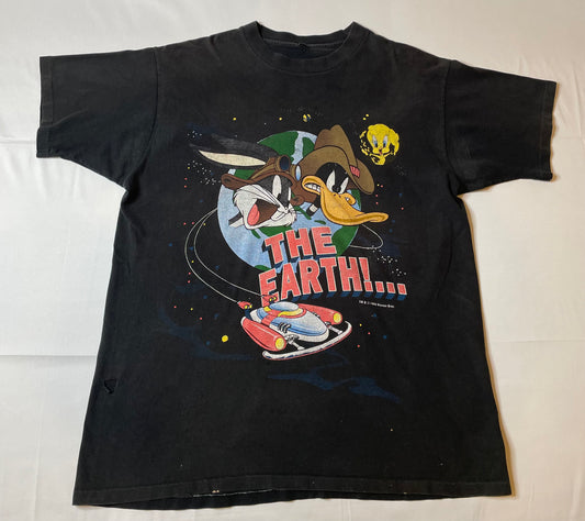 Vintage 1994 Looney Toons Earth vs Mars T Shirt