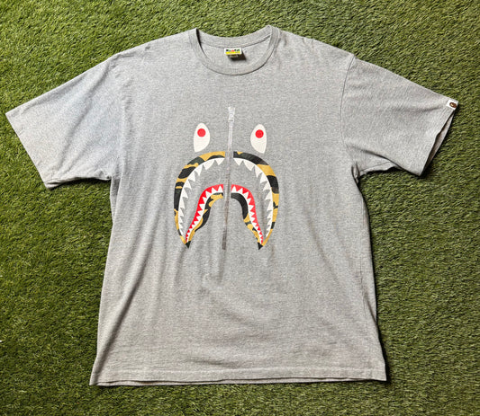 Bape Shark T Shirt Grey