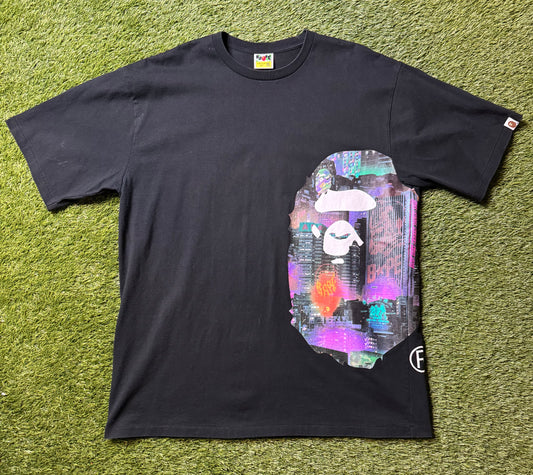 Bape Neon Tokyo Side Head T Shirt