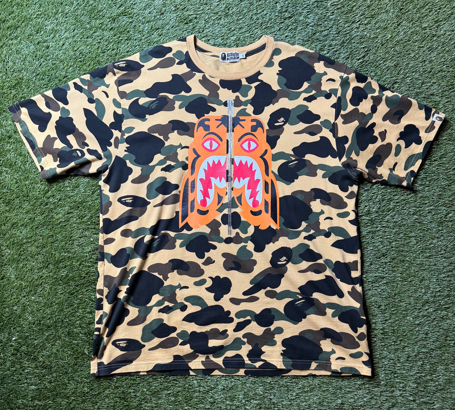Bape 1st Tiger Camo T Shirt