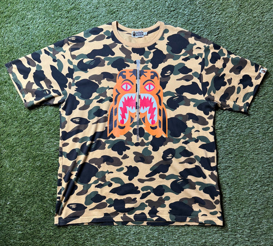 Bape 1st Tiger Camo T Shirt