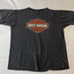 Vintage 1999 Harley Davison Crest Logo T Shirt