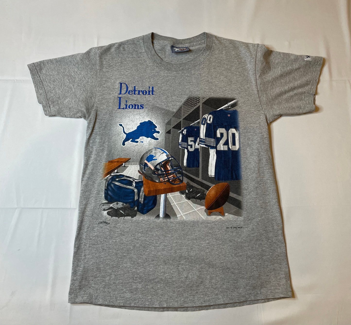 Vintage Detroit Lions Locker Room T Shirt