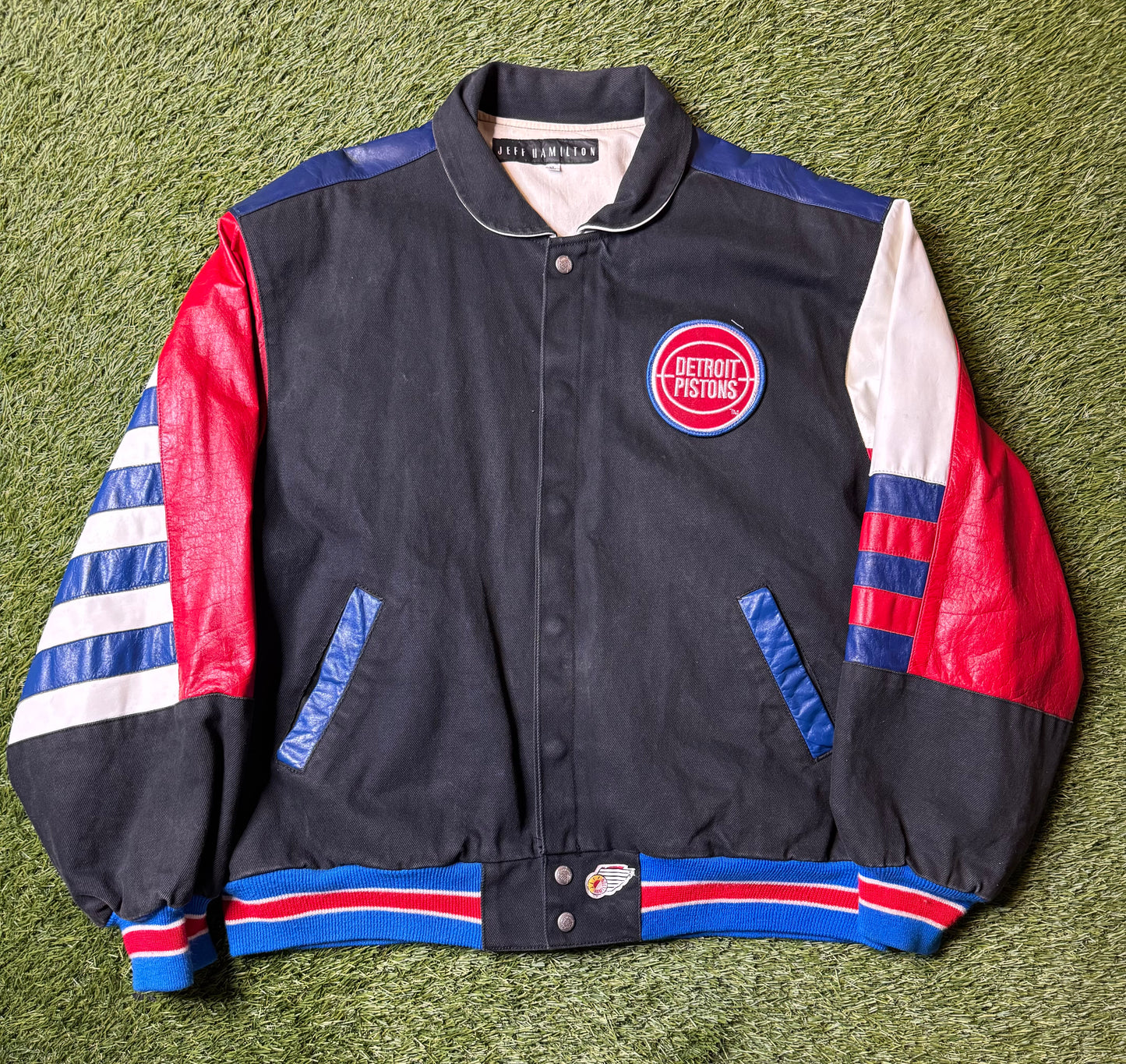 Vintage Jeff Hamilton Detroit Pistons Jacket