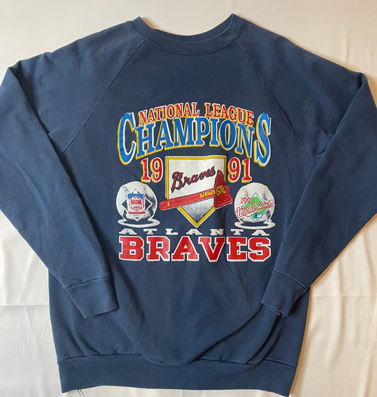 Vintage 1991 Atlanta Braves Crewneck