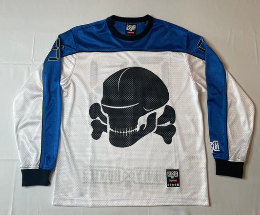Supreme Bounty Hunter Mesh Moto Jersey White