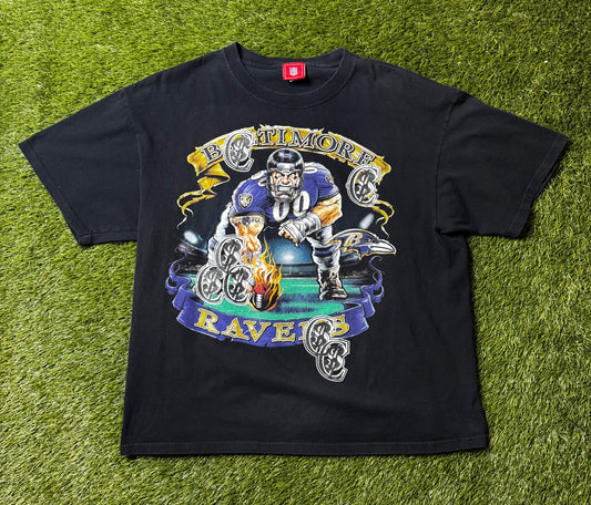 Chris Smokes Vintage Baltimore Ravens T Shirt