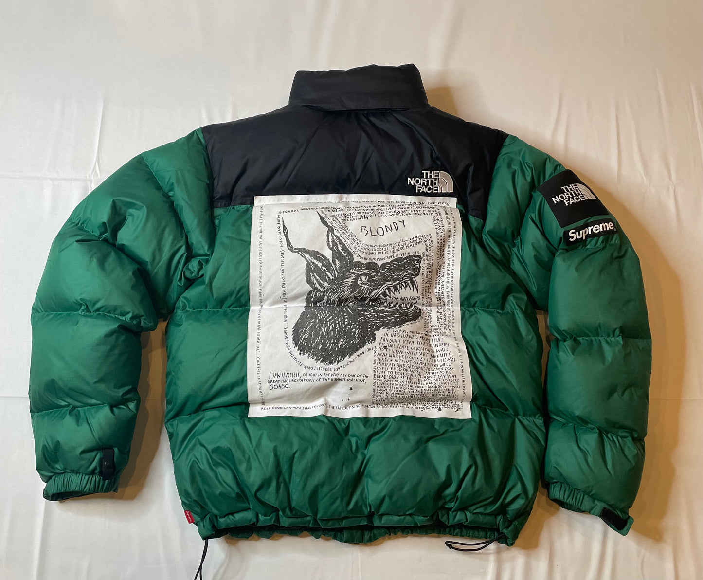 Supreme The North Face Nuptse Jacket Green