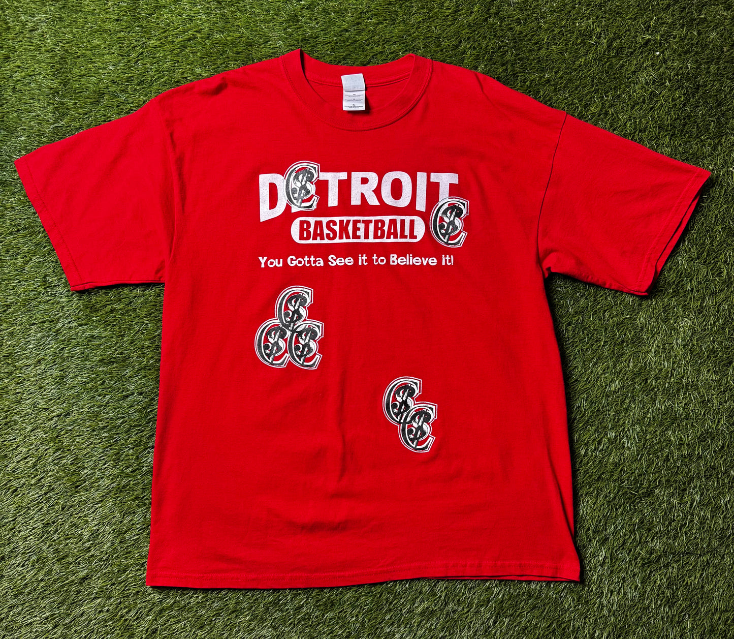 Chris Smokes Vintage Detroit Basketball T Shirt