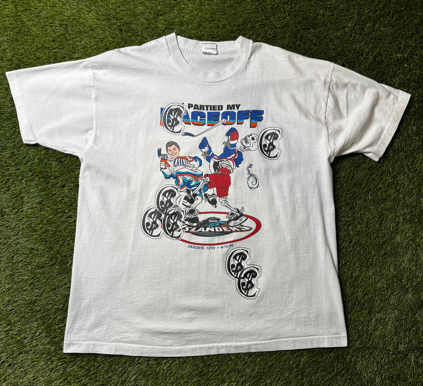 Chris Smokes Vintage New York Islanders T Shirt