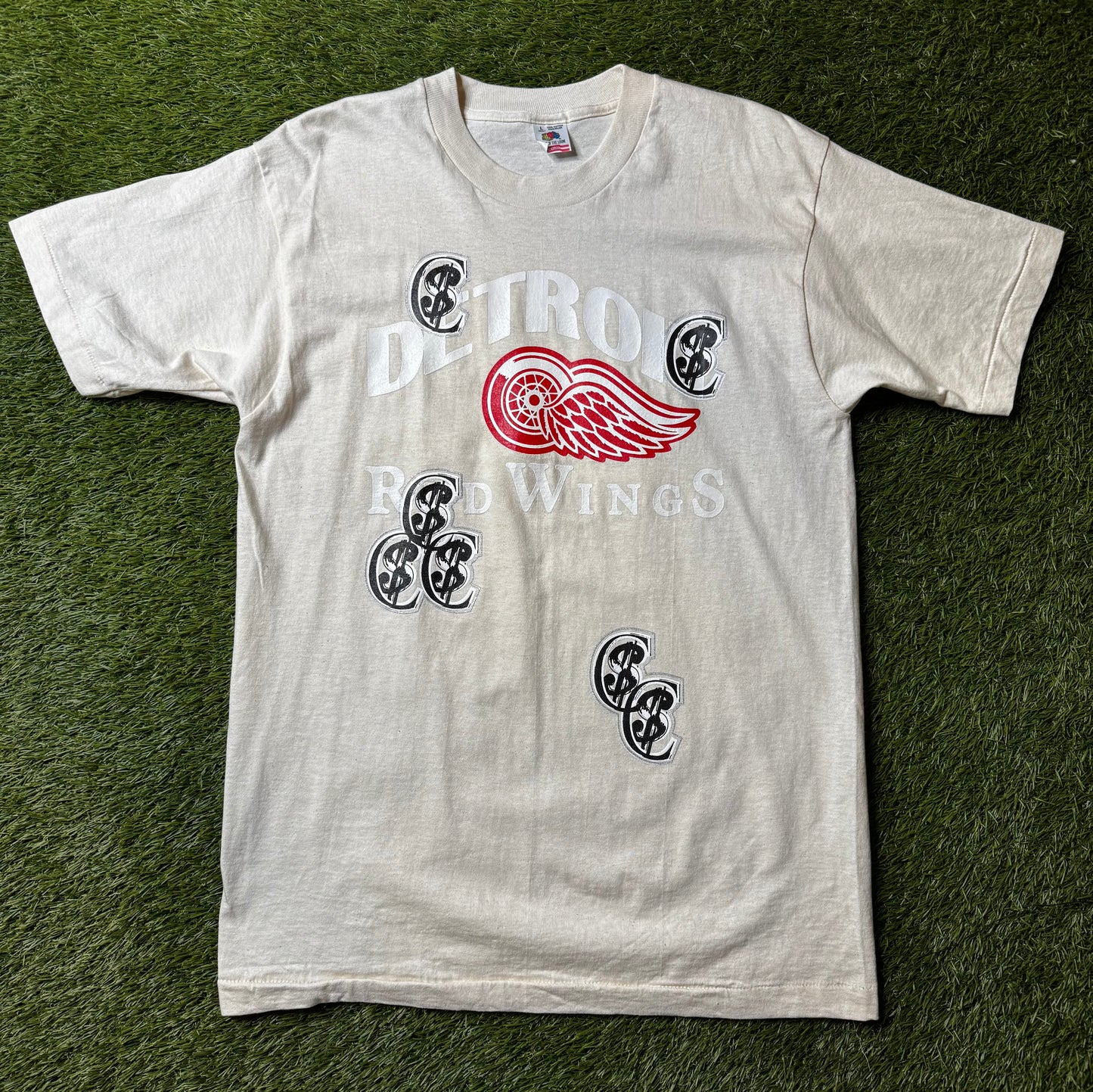 Chris Smokes Vintage Detroit Red Wings T Shirt