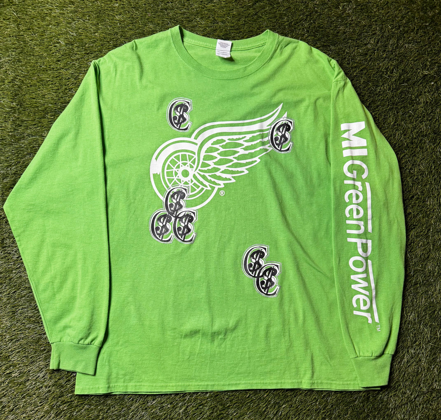 Chris Smokes Vintage Detroit Red Wings L/S