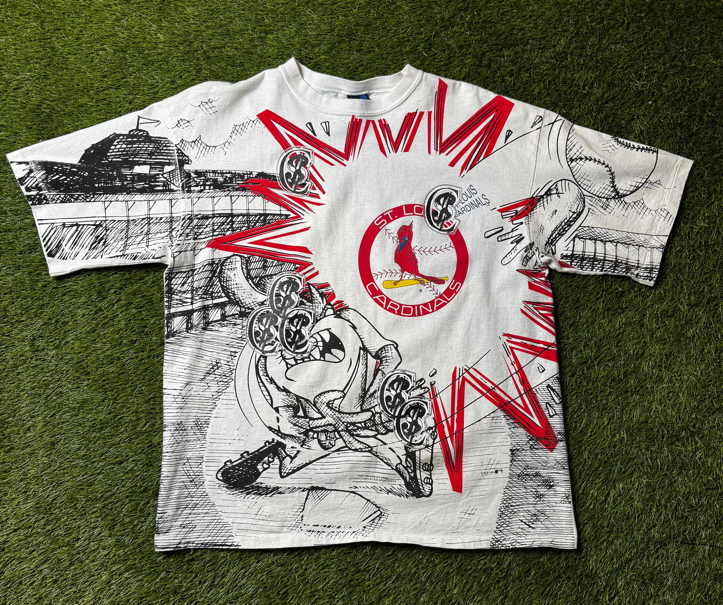 Chris Smokes Vintage St Louis Cardinals T Shirt