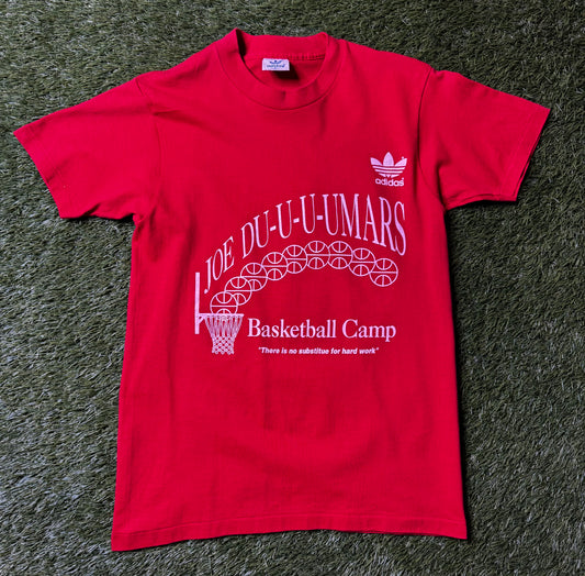 Vintage 80's Joe Dumars Basketball Camp T Shirt