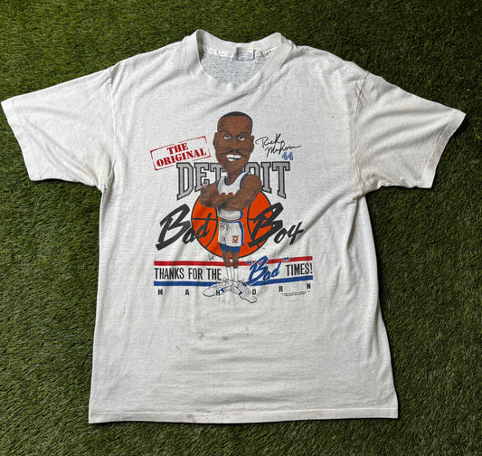 Vintage 1989 Rick Mahorn Original Bad Boy T Shirt