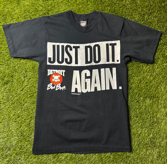 Vintage 90's Detroit Bad Boys Just do it again T Shirt