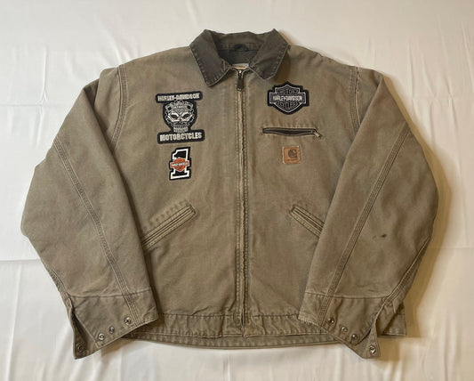 Vintage Carhartt Harley Davidson Jacket