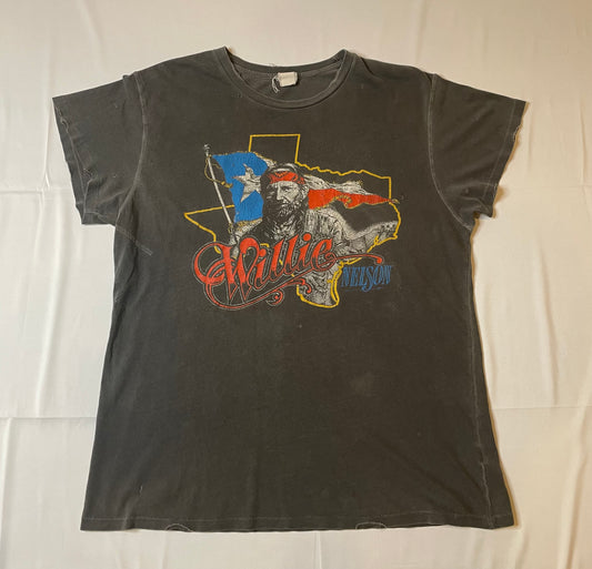 Vintage 1984 Willie Nelson Tour T Shirt