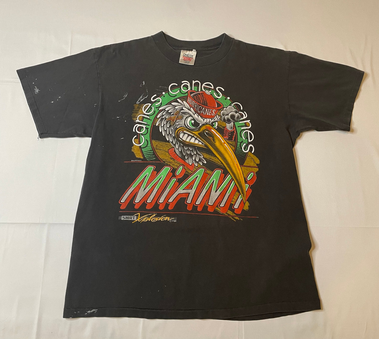 Vintage 1991 Miami Hurricanes T Shirt