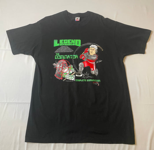 Vintage 1992 Bob Probert Detroit Red Wings T Shirt