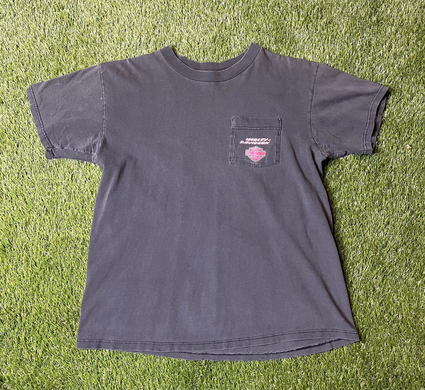 Vintage 90's Harley Davidson Pocket T Shirt