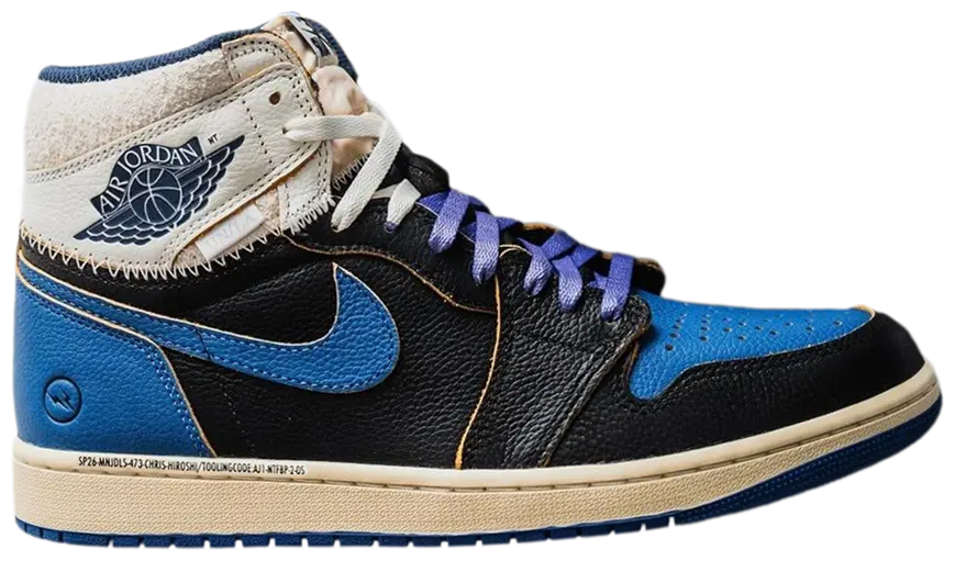 Jordan 1 Retro High OG SP Fragment x Union LA Sport Royal