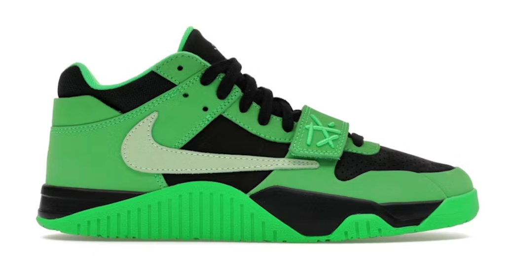 Jordan CJ1 T-Rexx Travis Scott Green Spark