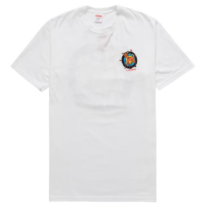 Supreme Deer White T Shirt