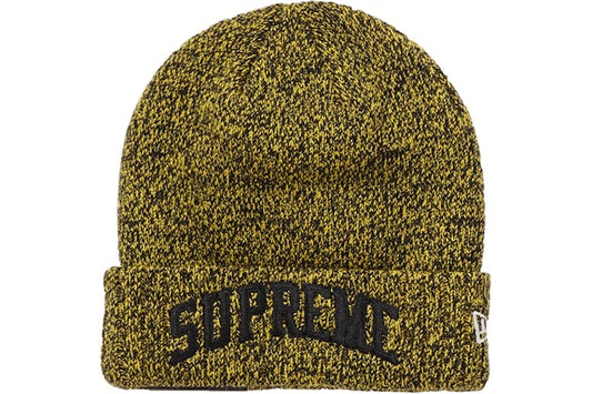 Supreme New Era Arc Logo Beanie Yellow Hat